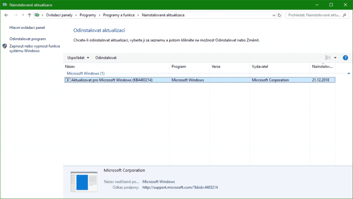 Aktualizace KB4483214 naneštěstí rozbíjí Sandbox, který představuje stěžejní novinku Windows 10 Insider Preview build 18305