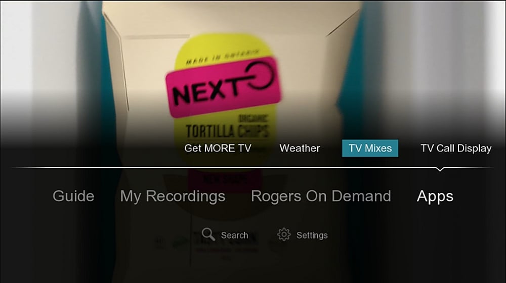 Přístupové menu a menu aplikací