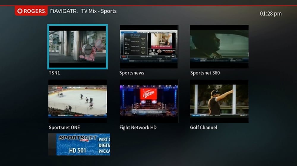 Přístupové menu a menu aplikací