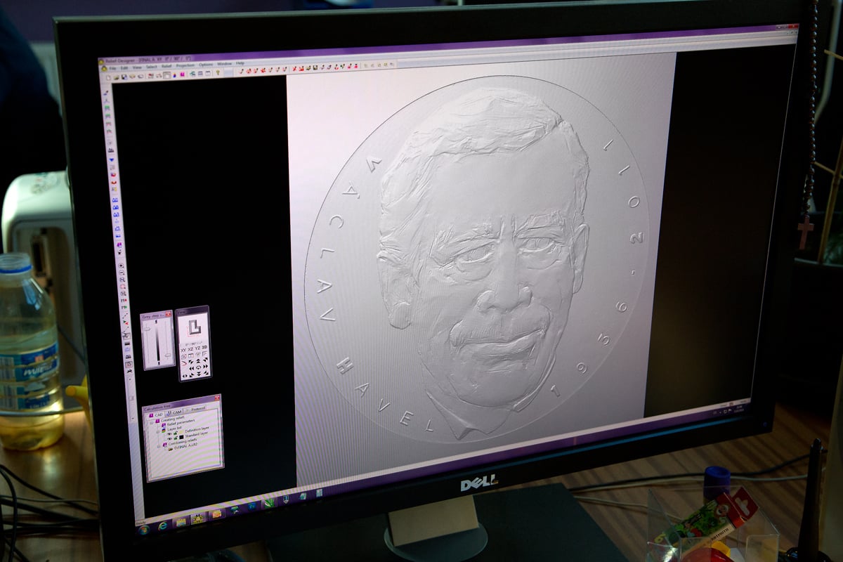 Česká mincovna - pamětní medaile Václav Havel