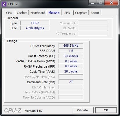 CPU - Z memory