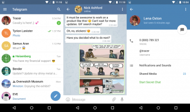 Telegram pro Android