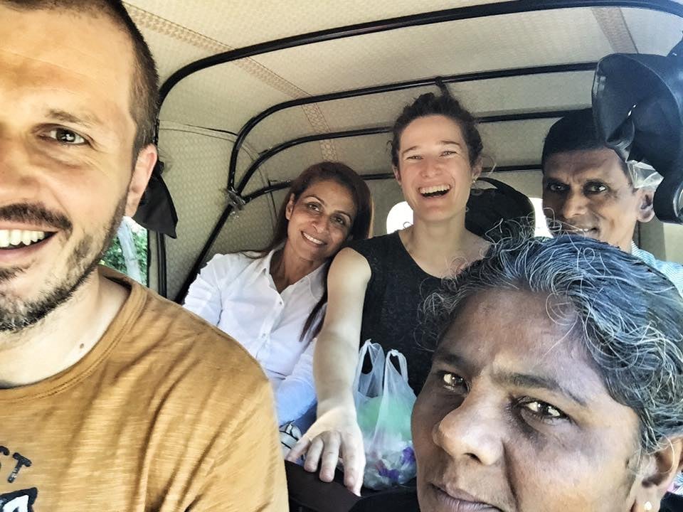 V tuktuku po Srí Lance