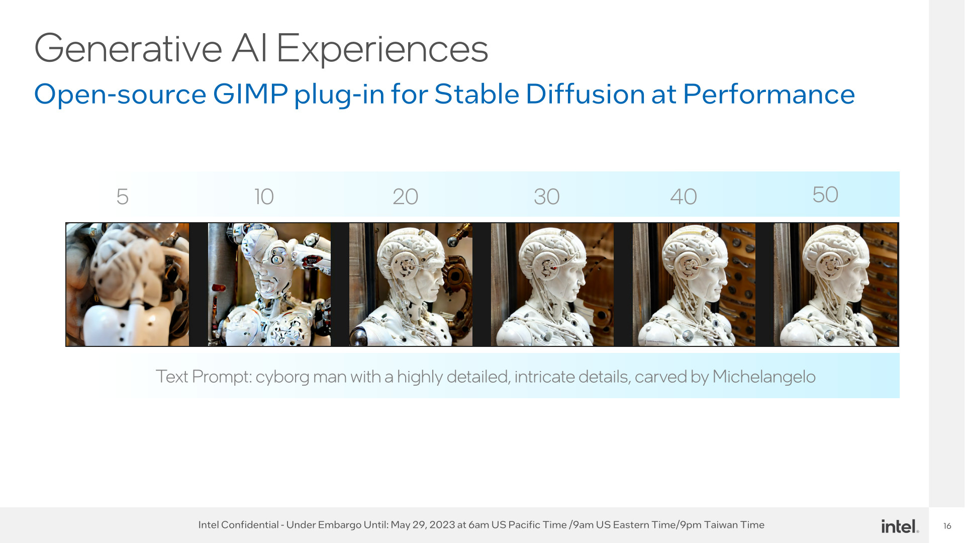 Generování obrázku pomocí Stable Diffusion pluginu pro GIMP od Intelu