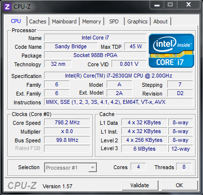 CPU - Z idle