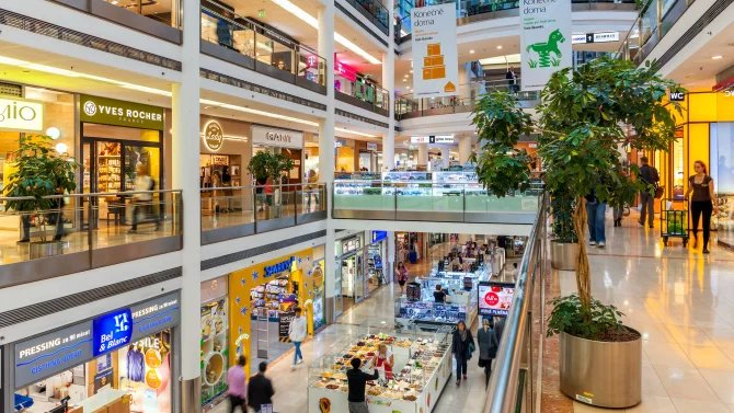 Nákupní centrum v Praze