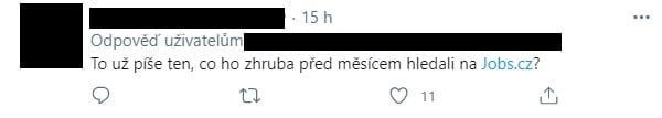 Reakce na komunikaci ministerstva zdravotnictví na Twitteru