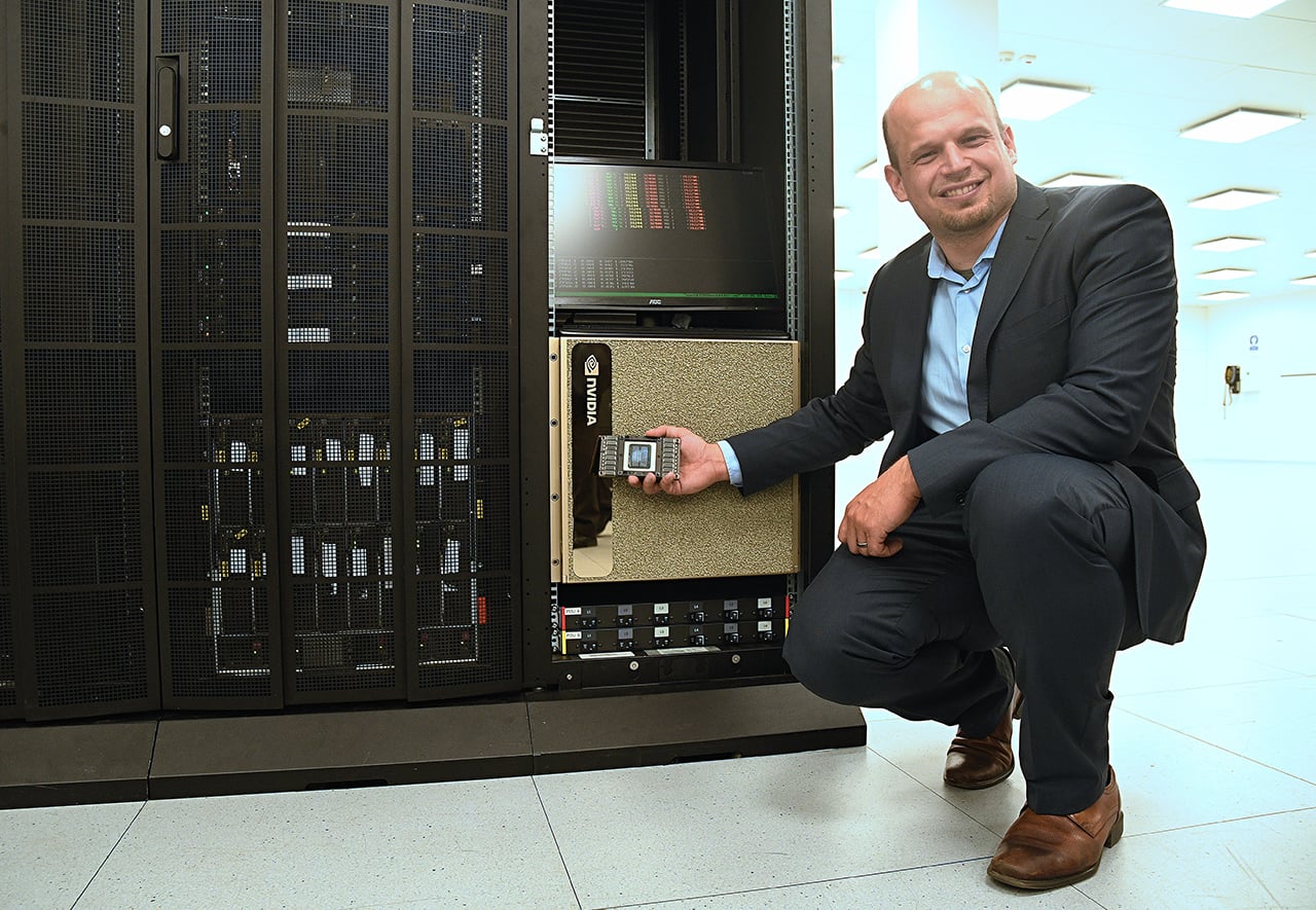 Spuštění superpočítače Nvidia DGX-2 na IT4Innovations v Ostravě