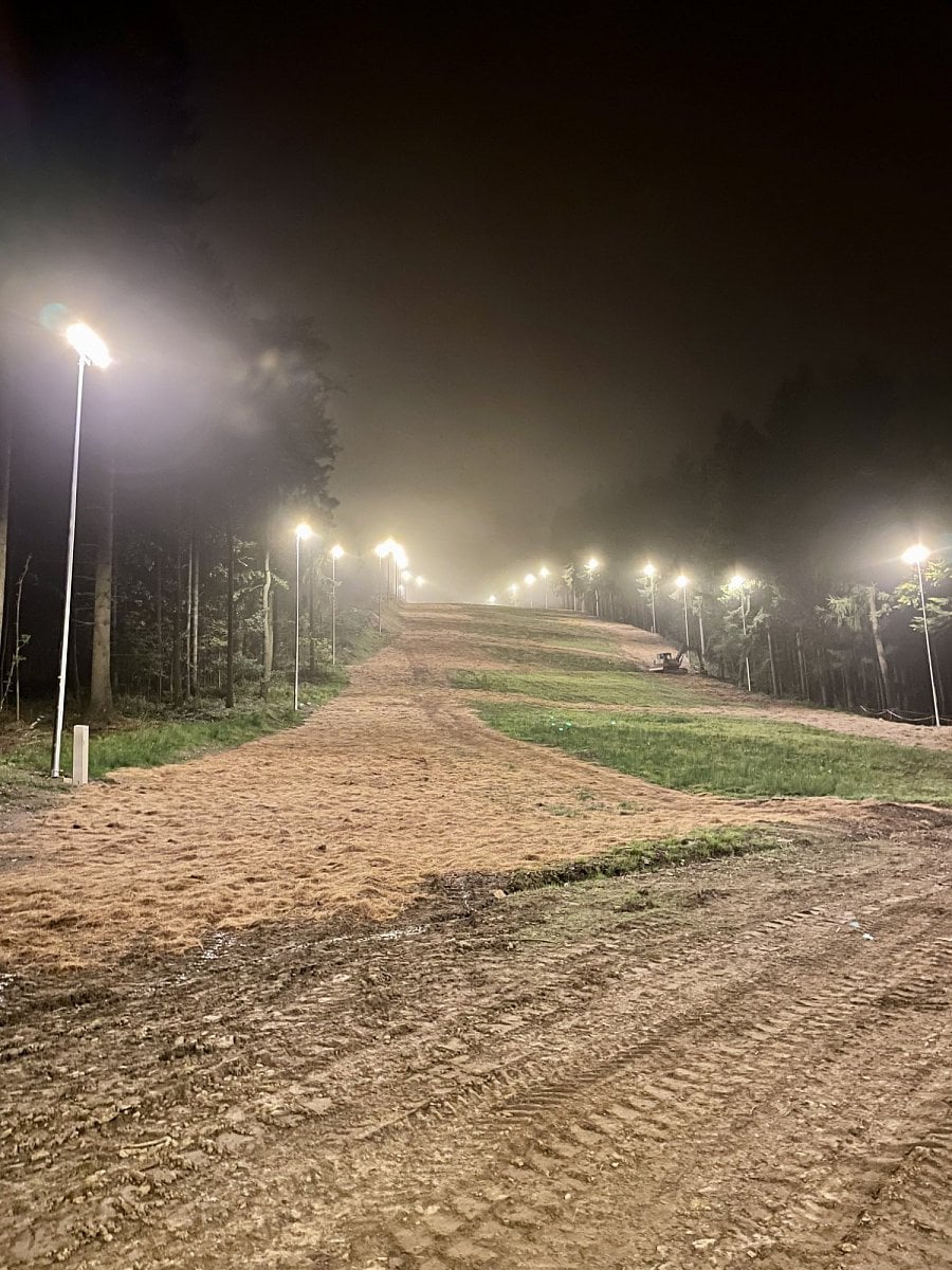 Ski Ještěd - nové osvětlení sjezdovky Nová Skalka