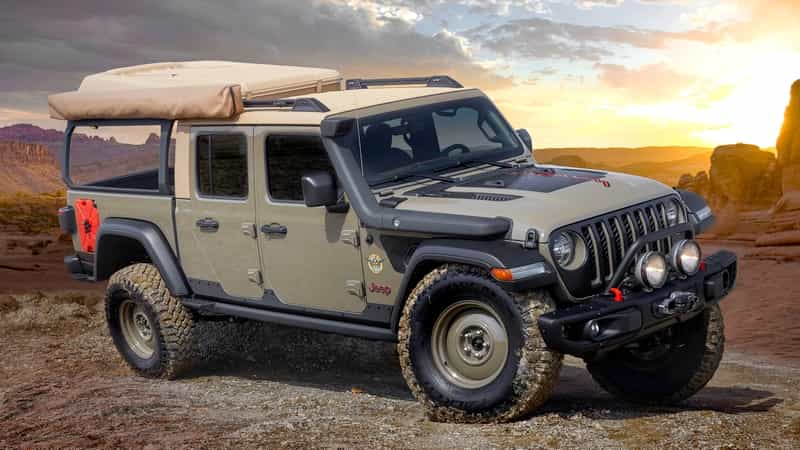 Jeep odhalil šest nových konceptů. Hlavní roli hraje různě upravený Gladiator