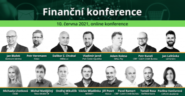 Řečníci na finanční konferenci serveru Měšec.cz ve čtvrtek 10. června 2021.