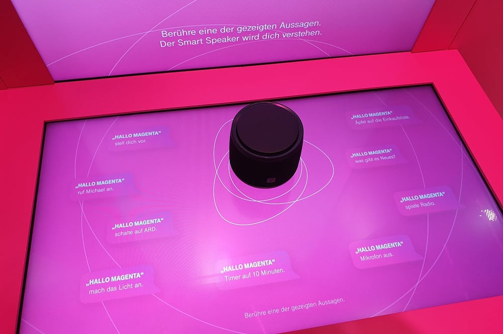 Magenta Smart Speaker