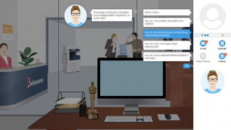 Ukázka ze simulační hry, kterou vyvinul portál StartupJobs a firma Behavera.