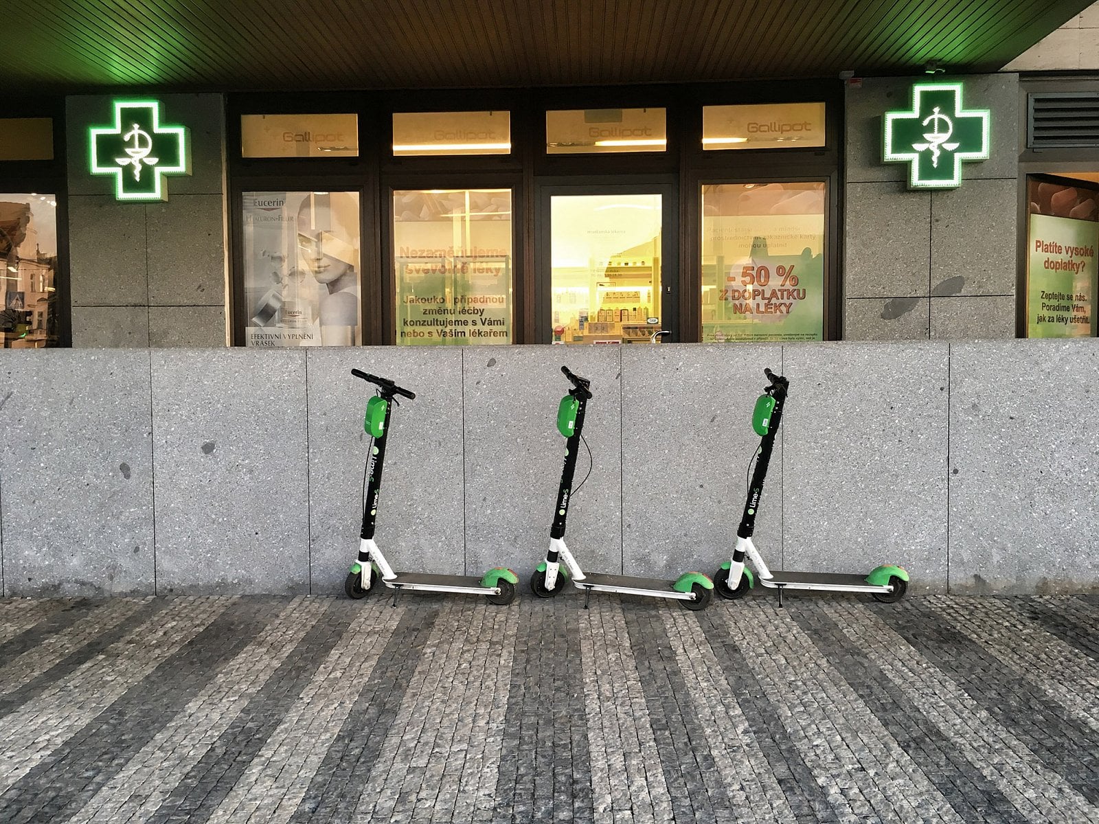 Koloběžky Lime v Praze (25. února 2019)