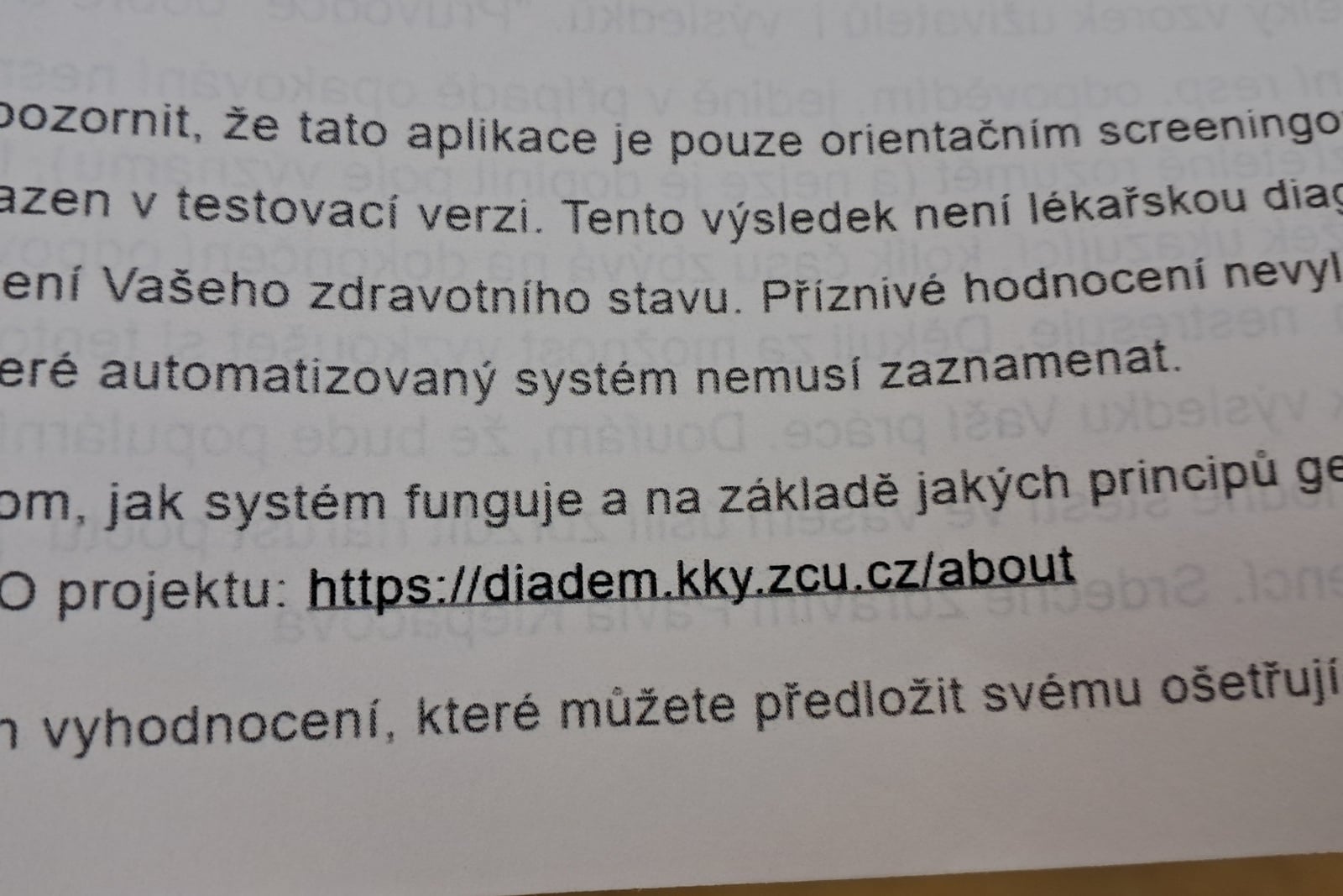 Nová aplikace pro časné zachycení demence