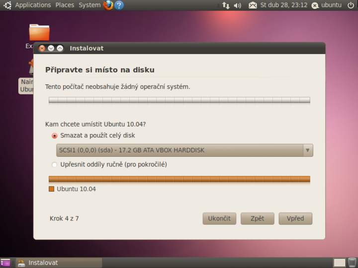 Ubuntu 10.04 - instalace
