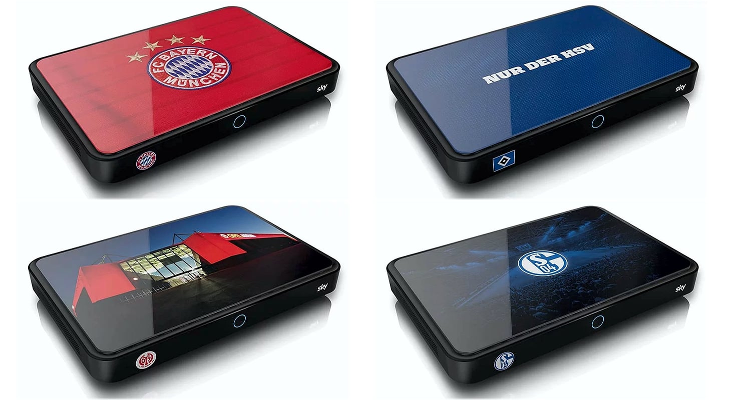 Fan receivery a další přístroje německé Sky