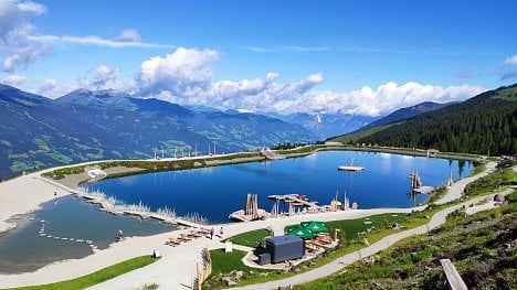 Rosenalmbahn, Zillertal, Rakousko. (Xiaomi Mi 8)