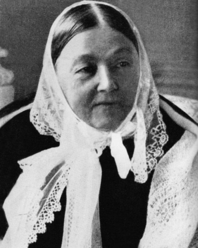 Florence Nightingale ve věku 71 let v roce 1891