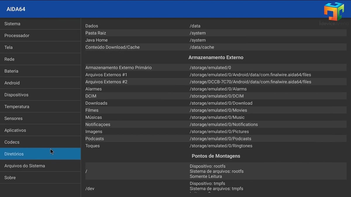 Mecool M8S Pro W - Systémový software AIDA 64