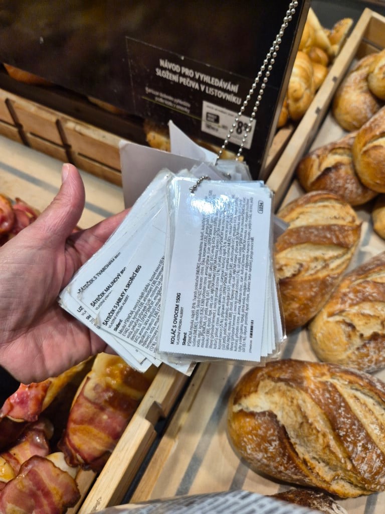 Albert složení nebaleného pečiva