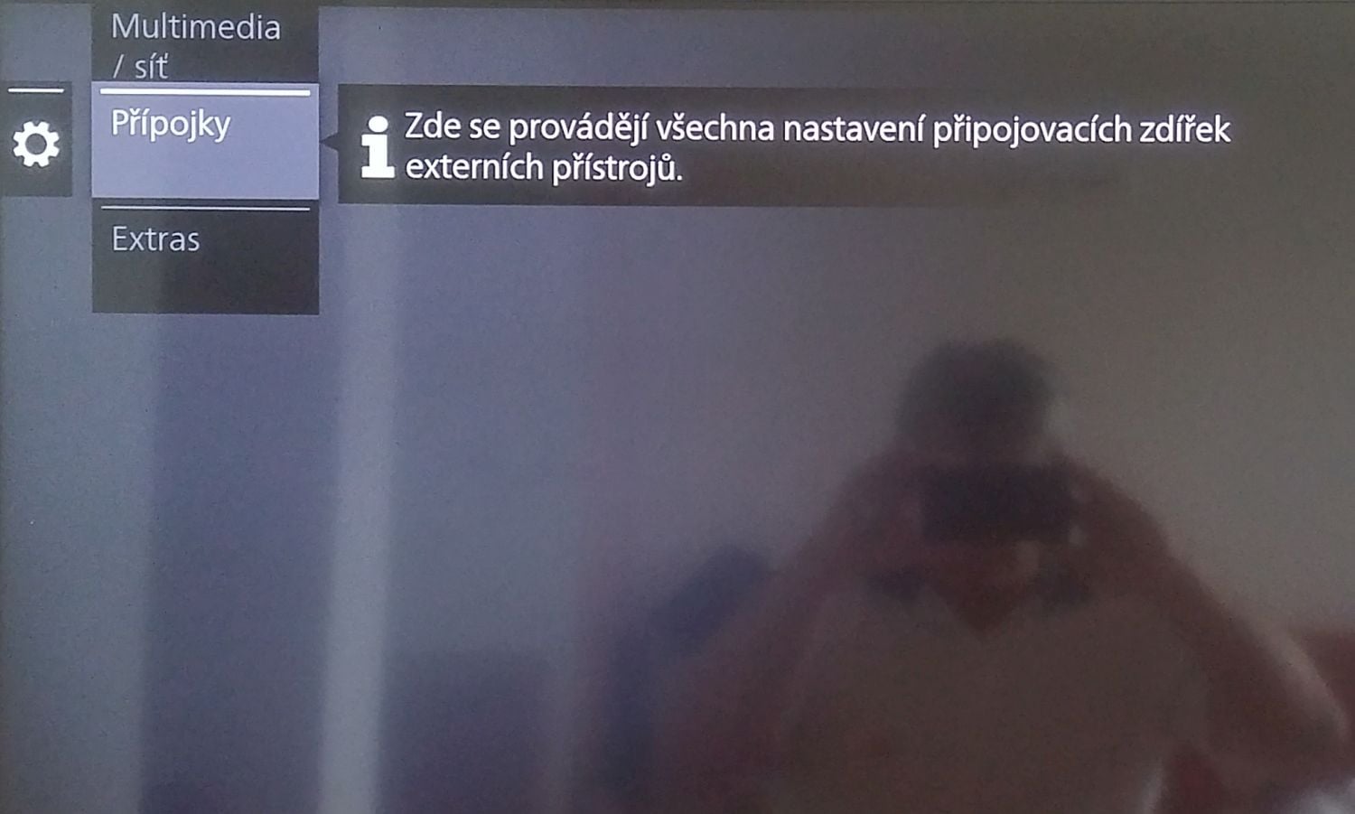 Loewe One 40 - menu Nastavení televizoru