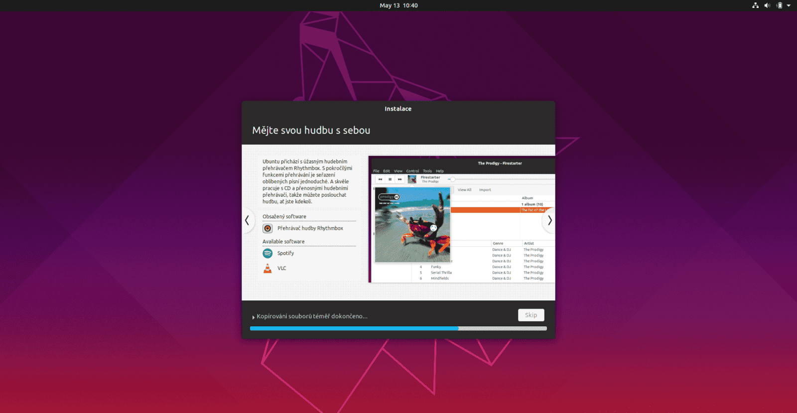Ubuntu 19.04 instalace