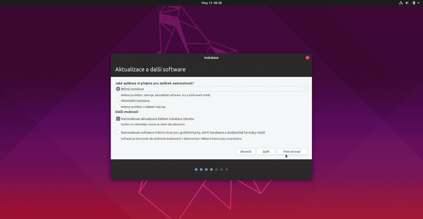 Ubuntu 19.04 instalace