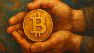 Bitcoin - ilustrace