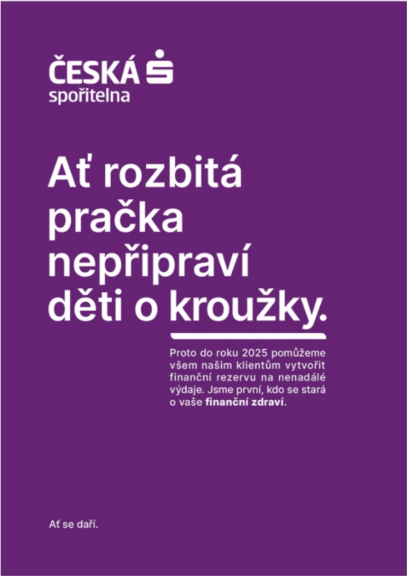 Kampaň České spořitelny, leden 2023