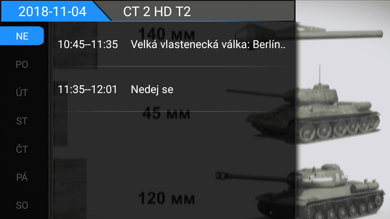 Maxxo T2 mobile - aplikace