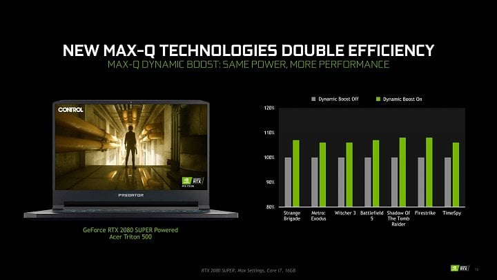 Nvidia Max Q 2020 notebooky s GeForce RTX prezentace 11