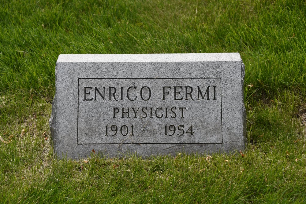 Náhrobek Enrice Fermiho