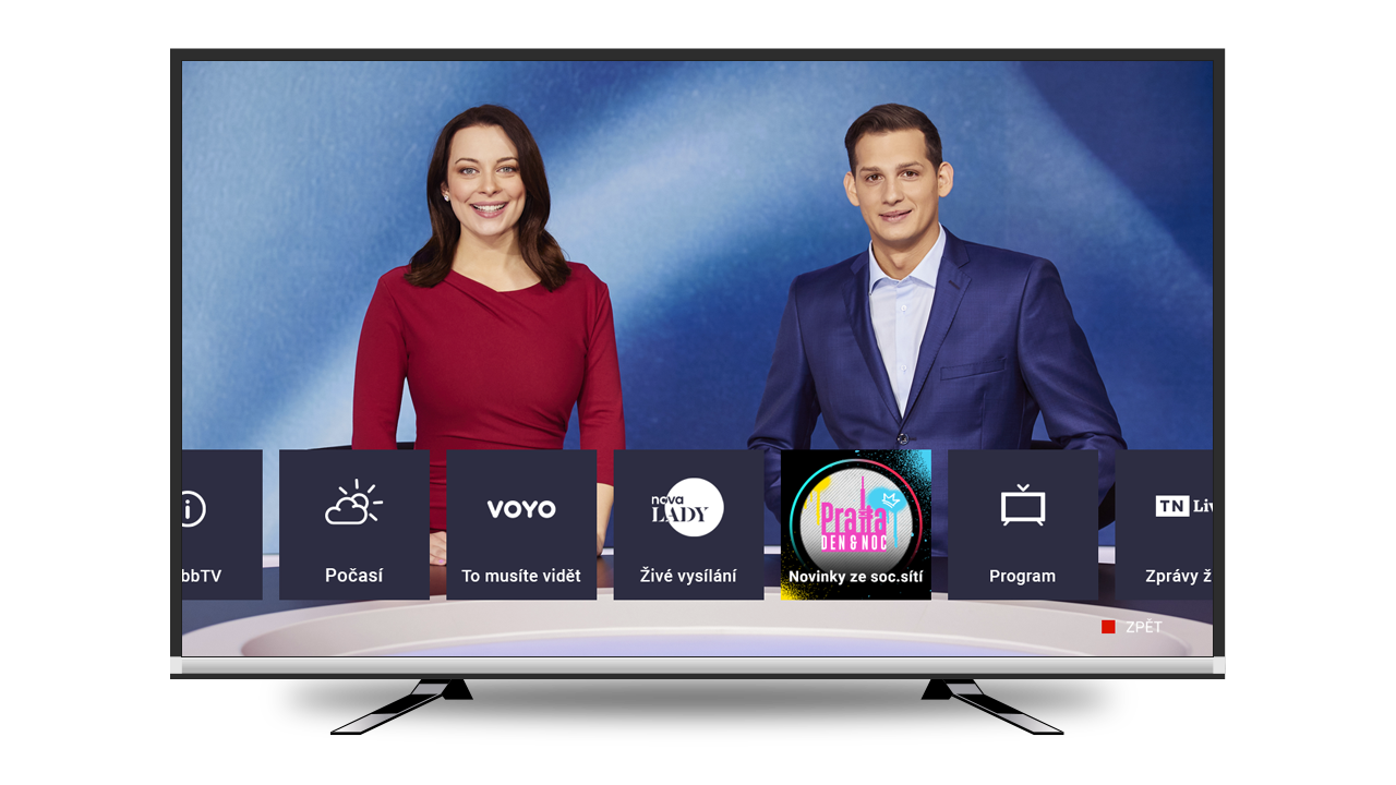 SocialTV aplikace v HbbTV