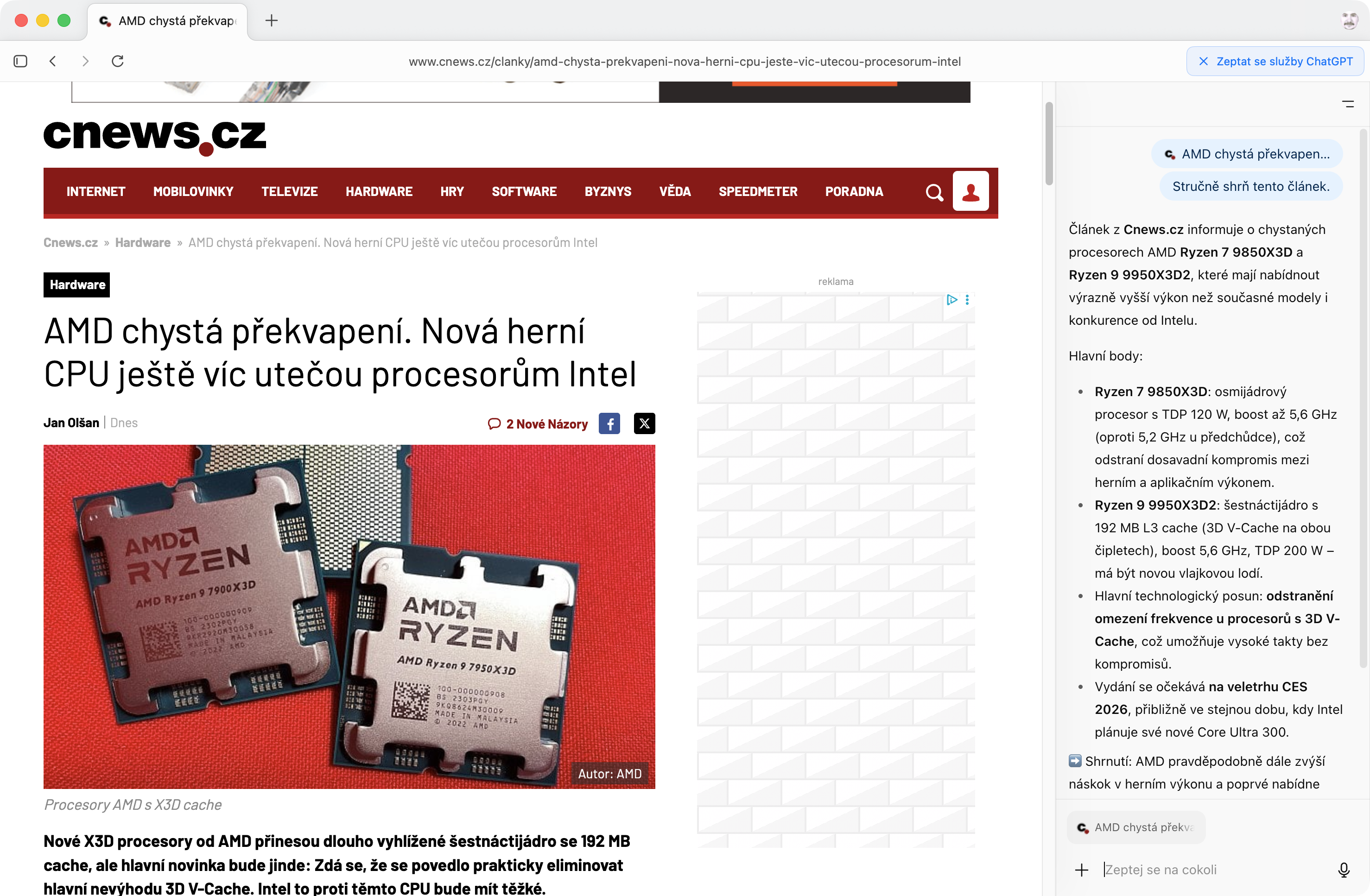 Screenshot ChatGPT Atlas