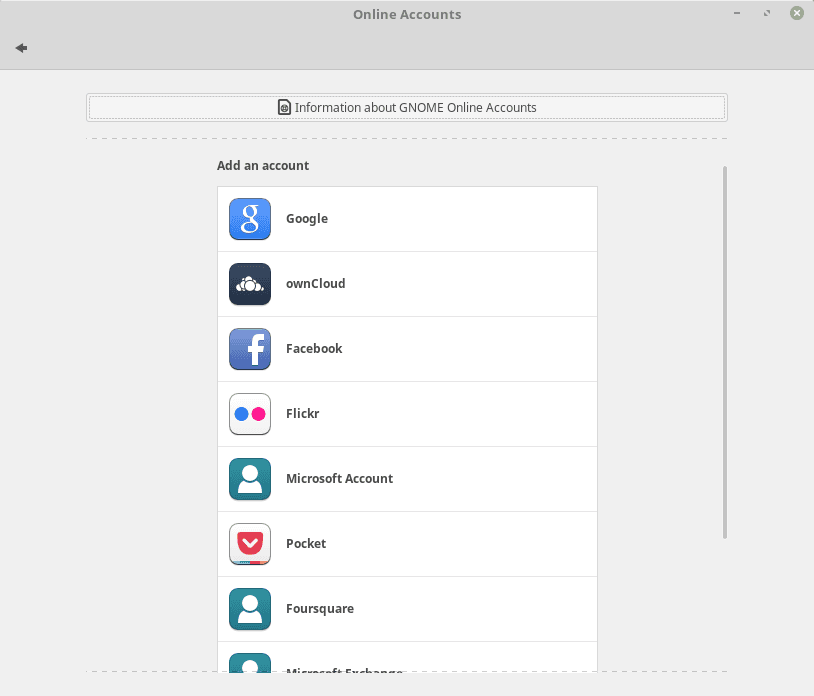 Správce online účtů