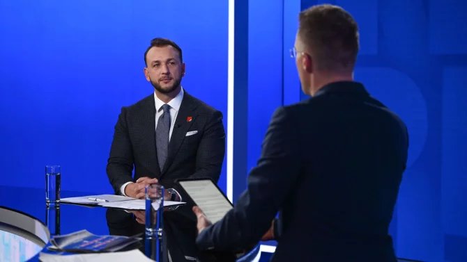 Na tělo - TV Markíza - ministr vnitra Matúš Šutaj Eštok