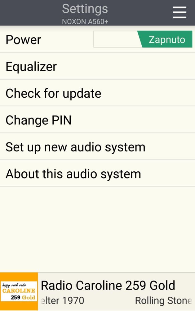 Noxon Remote - aplikace pro Android a dálkový ovladač