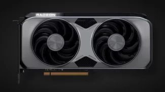 Radeon RX 9070, ilustrace. Toto referenční provedení se nebude reálně prodávat