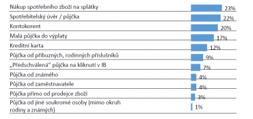 Jaký typ půjčky si lidé berou?