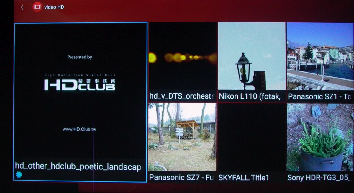 Sony KD-55XD8005 – multimédia