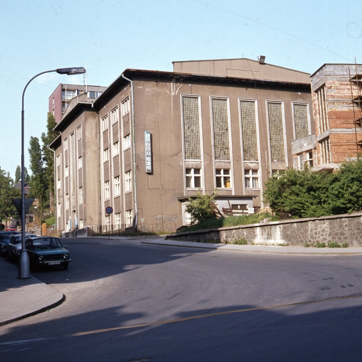 Vrbenského lázně v Ústí nad Labem. 70. léta