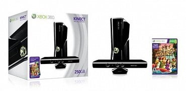 <p>Specilání edice Xboxu 360 se zařízením Kinect</p>