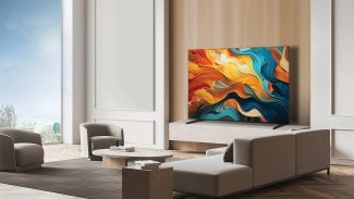 Televizor Haier v obývacím pokoji