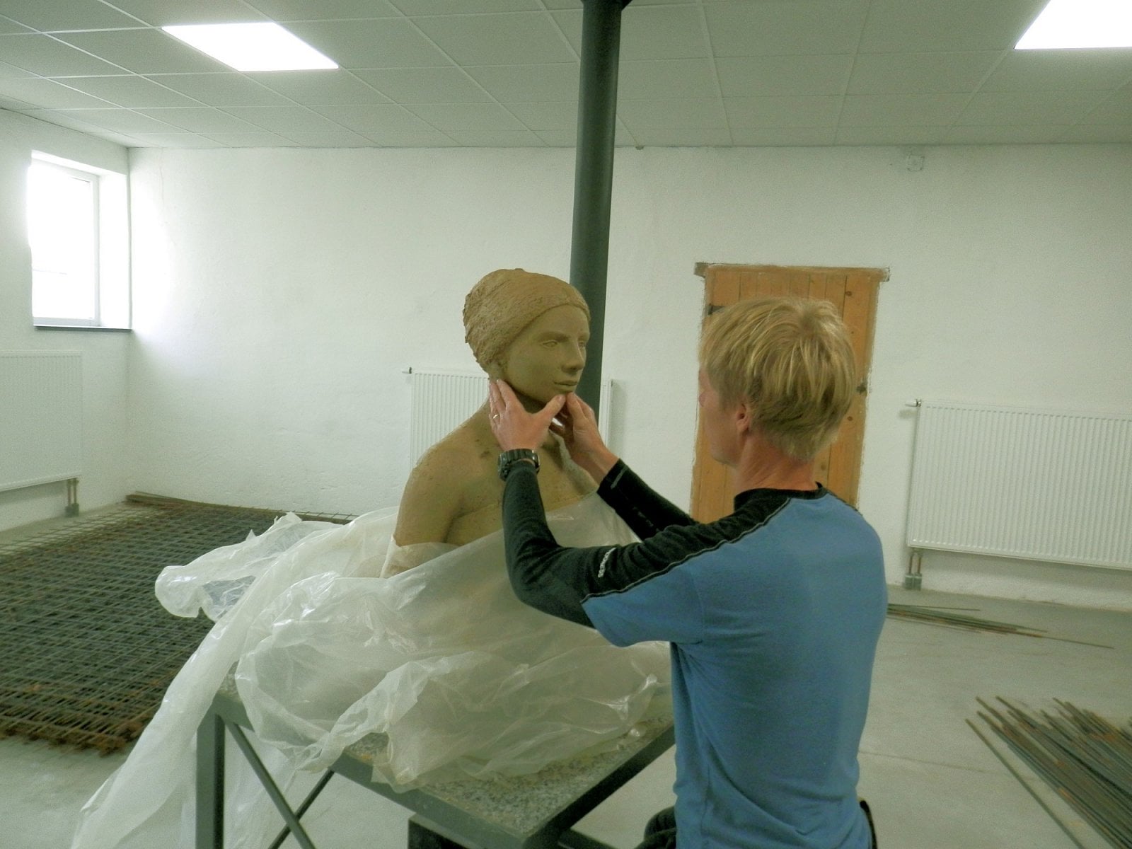 Jiří Rejda při práci