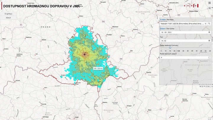 Dvě hodiny. Do některých částí kraje to trvá déle