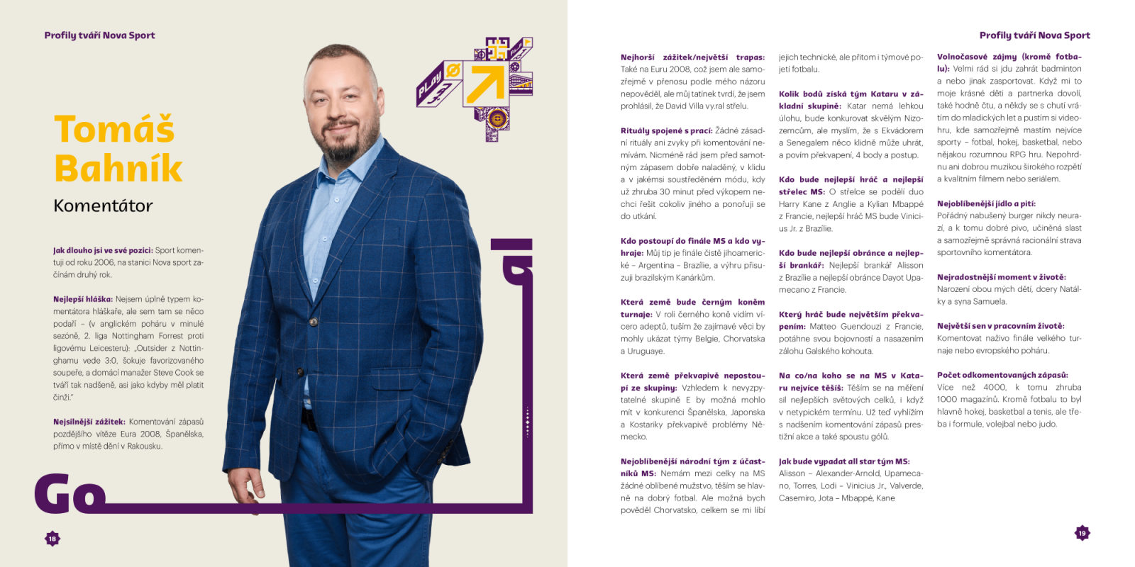 MS ve fotbale na TV Nova - 2022