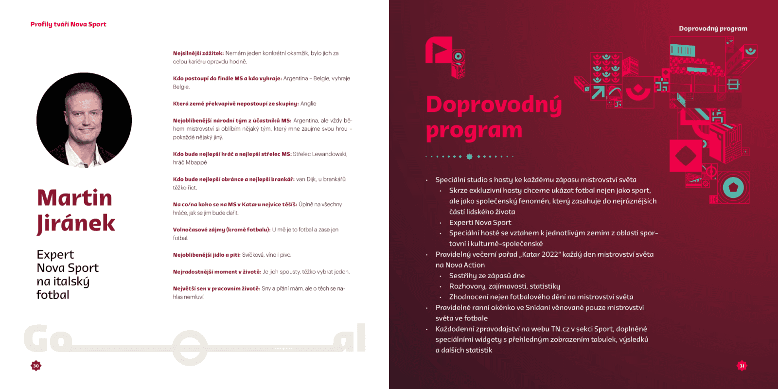 MS ve fotbale na TV Nova - 2022