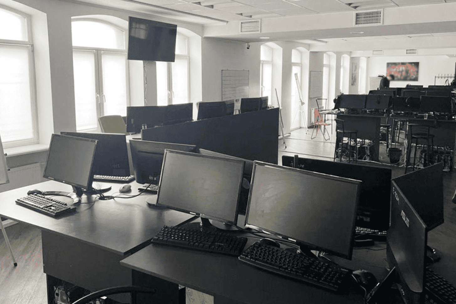 Odhalené podvodné call centrum v Charkovské oblasti, Ukrajina