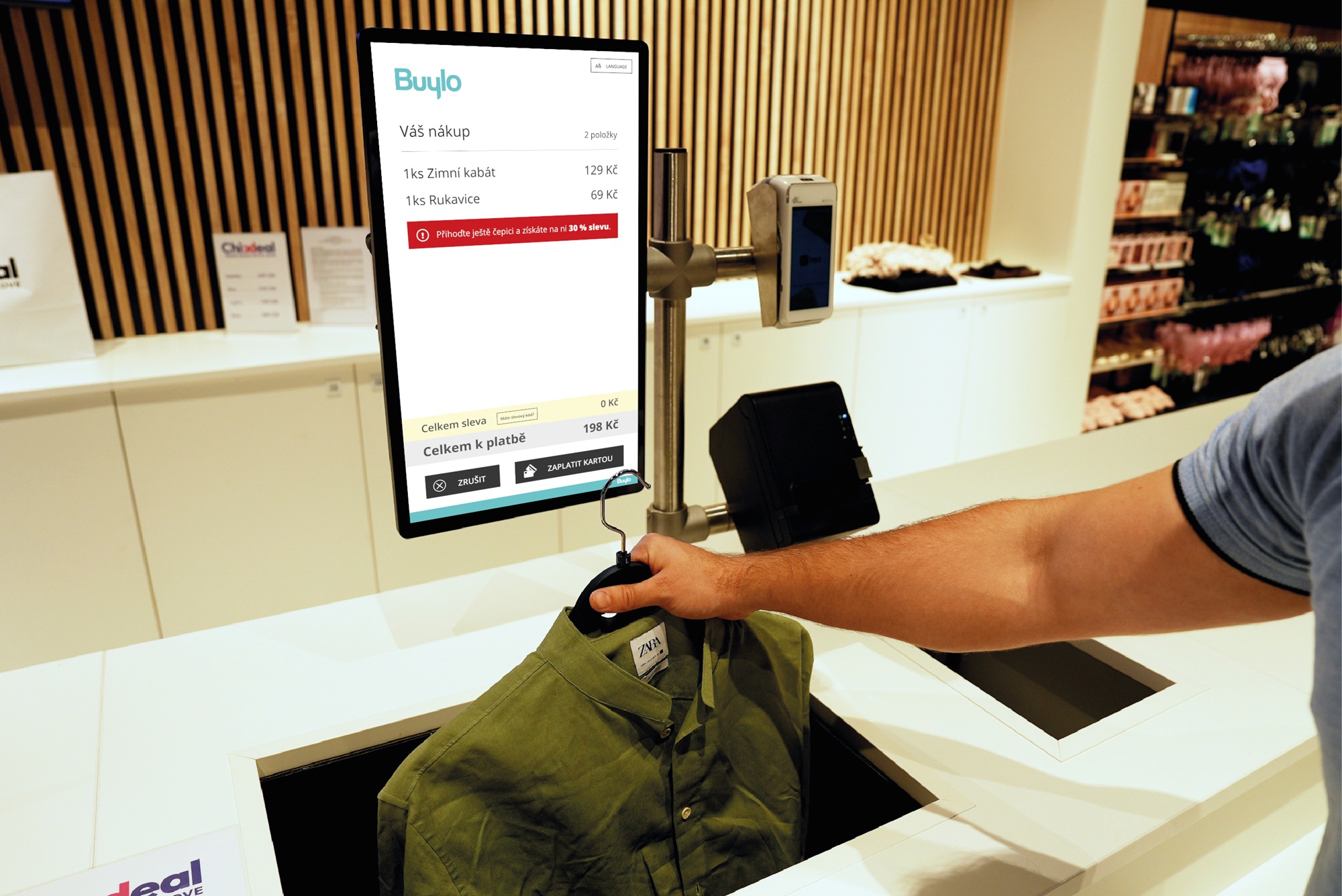 Samoobslužná pokladna Buylo